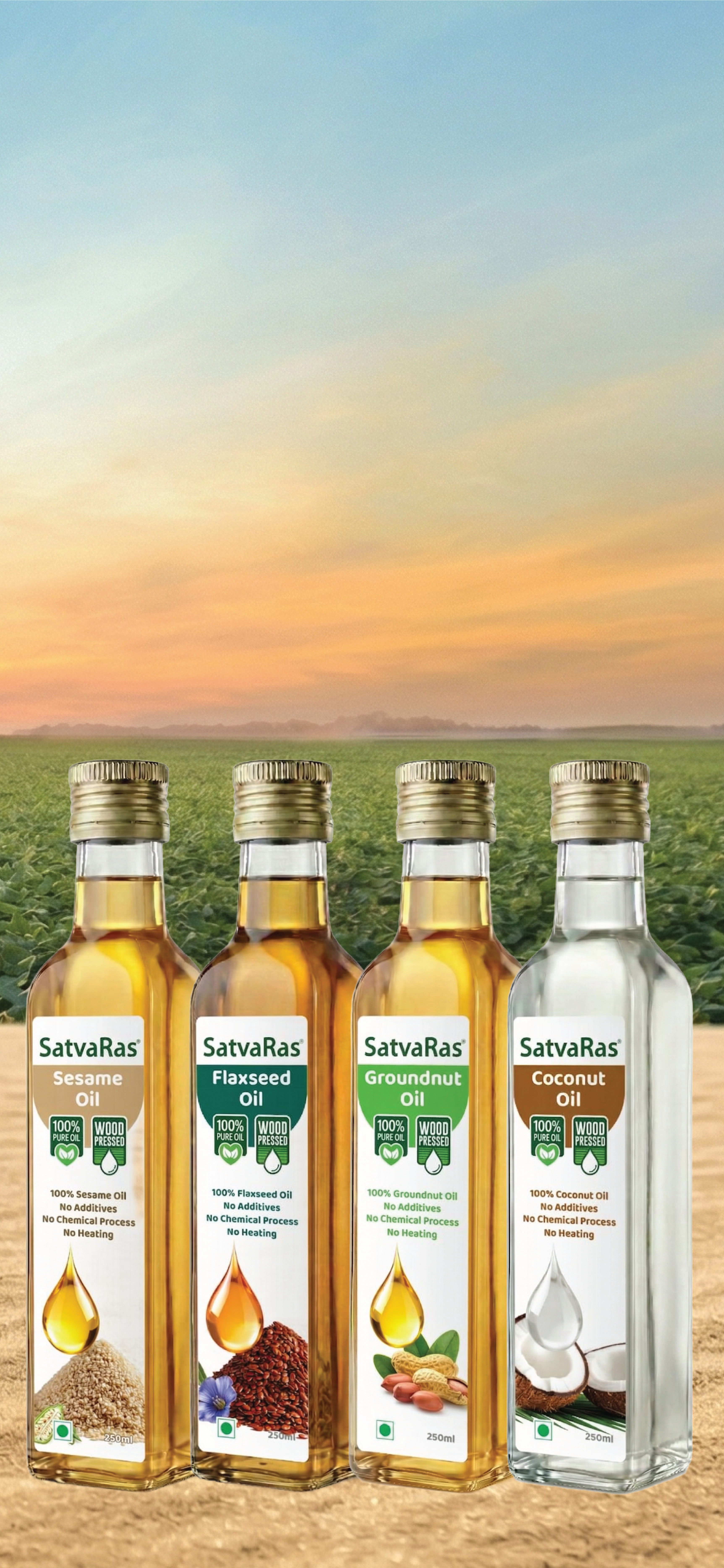 Cold Pressed Oil Banner Mobile